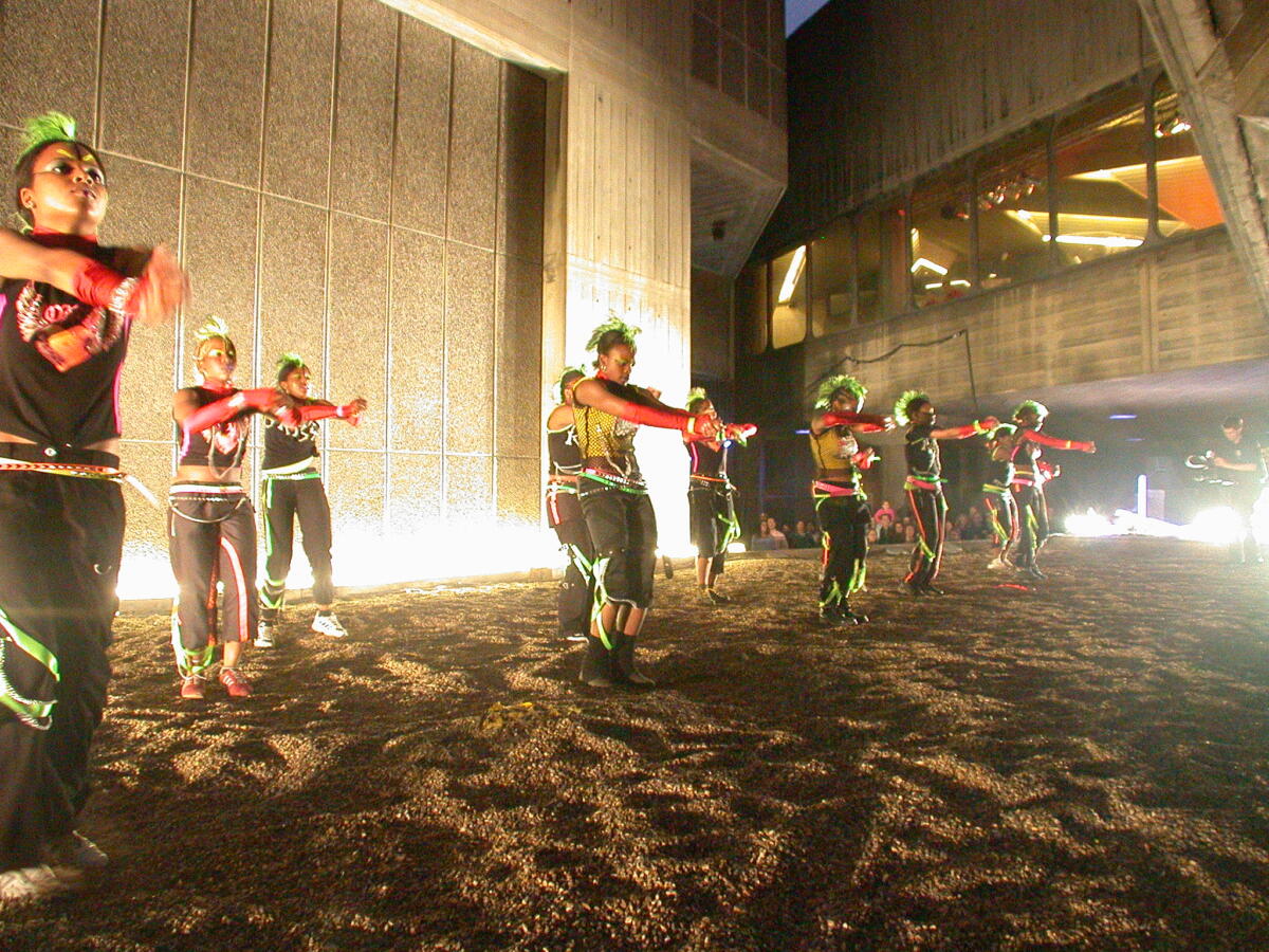 Dancers performing at Southbank Centre