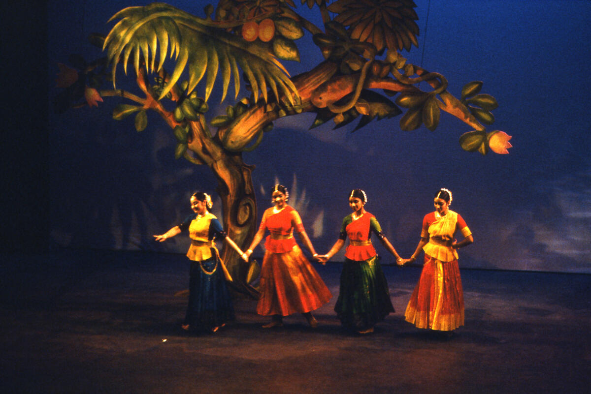 Dancers on stage performing