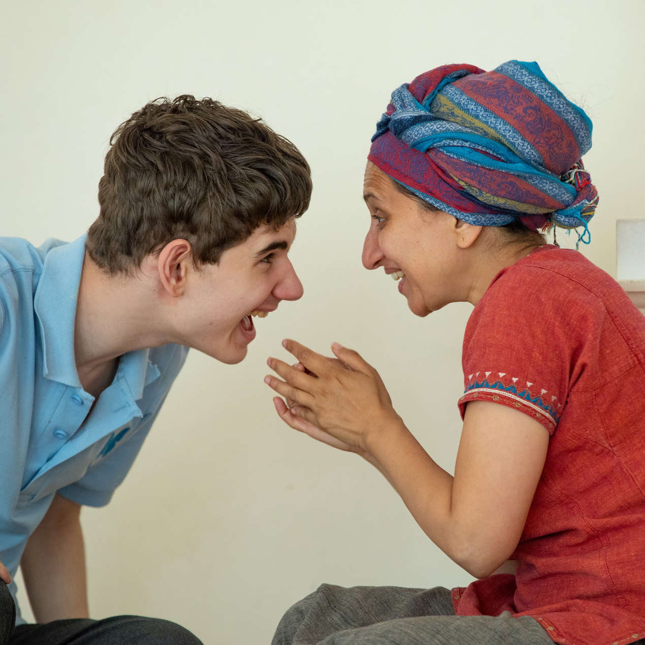 young people taking part in a dance workshop