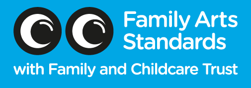 Family Arts Standards logo (with Family and Childcare Trust)