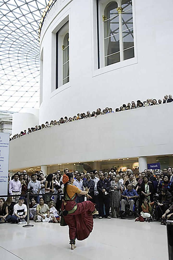 Audiences at the British Museum's The Great Court