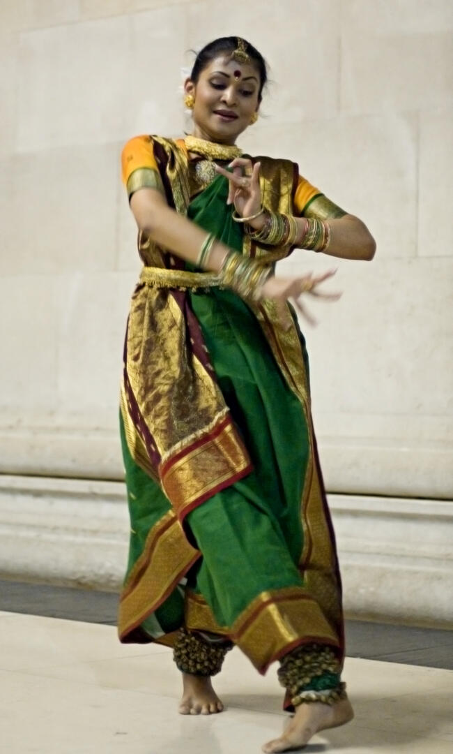 Bengali folk dancer