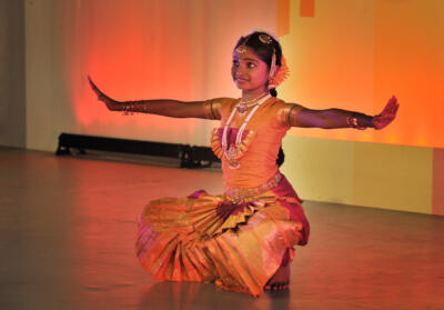 young dancer performing